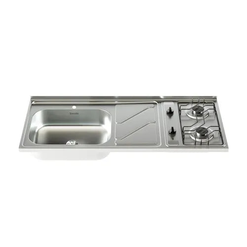 SOCODA MESON FLUENS 120x52 2 PUESTOS GAS IZQUIERDO MONOCONTROL