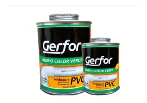 SOLDADURA PVC GERFOR - COLOR VERDE 1/8X UND
