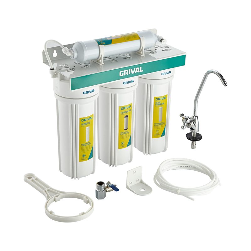 GRIVAL FILTRO AGUA 4 ETAPA BAJO MESON UNIDAD