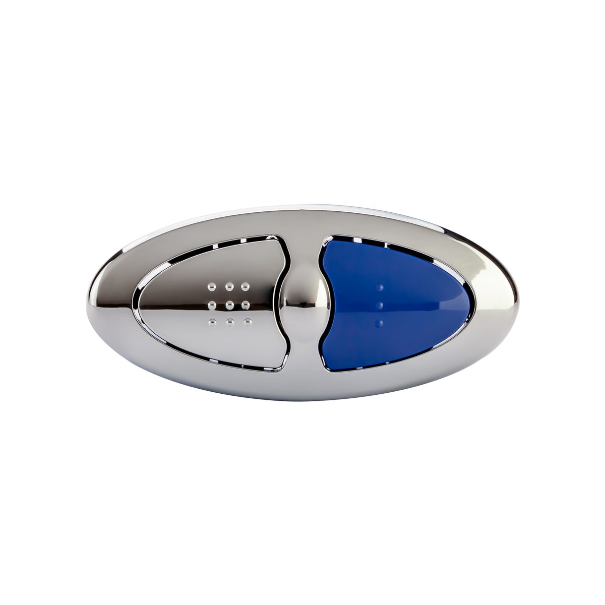 GRIVAL BOTON DUAL ALONGADO CONTROL AZUL UNIDAD