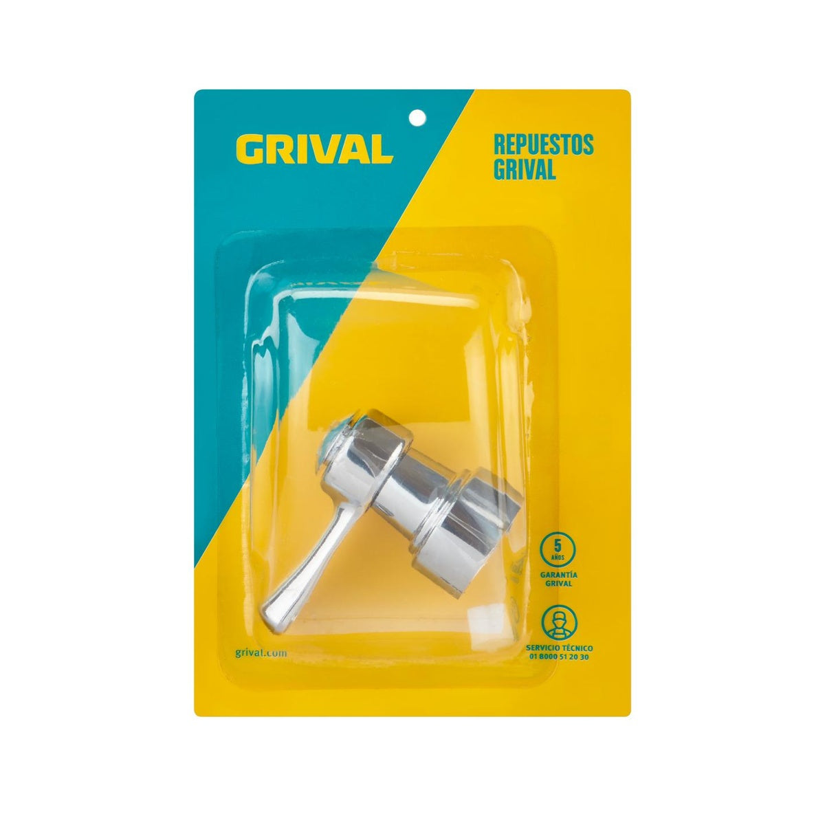 GRIVAL MANIJA BALTA PALANCA LAVAMANOS, LAVAPLATOS,DUCHAS X UND