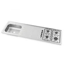 SOCODA MESON FLUENS 180x52 4 PUESTOS GAS IZQUIERDO MONOCONTROL