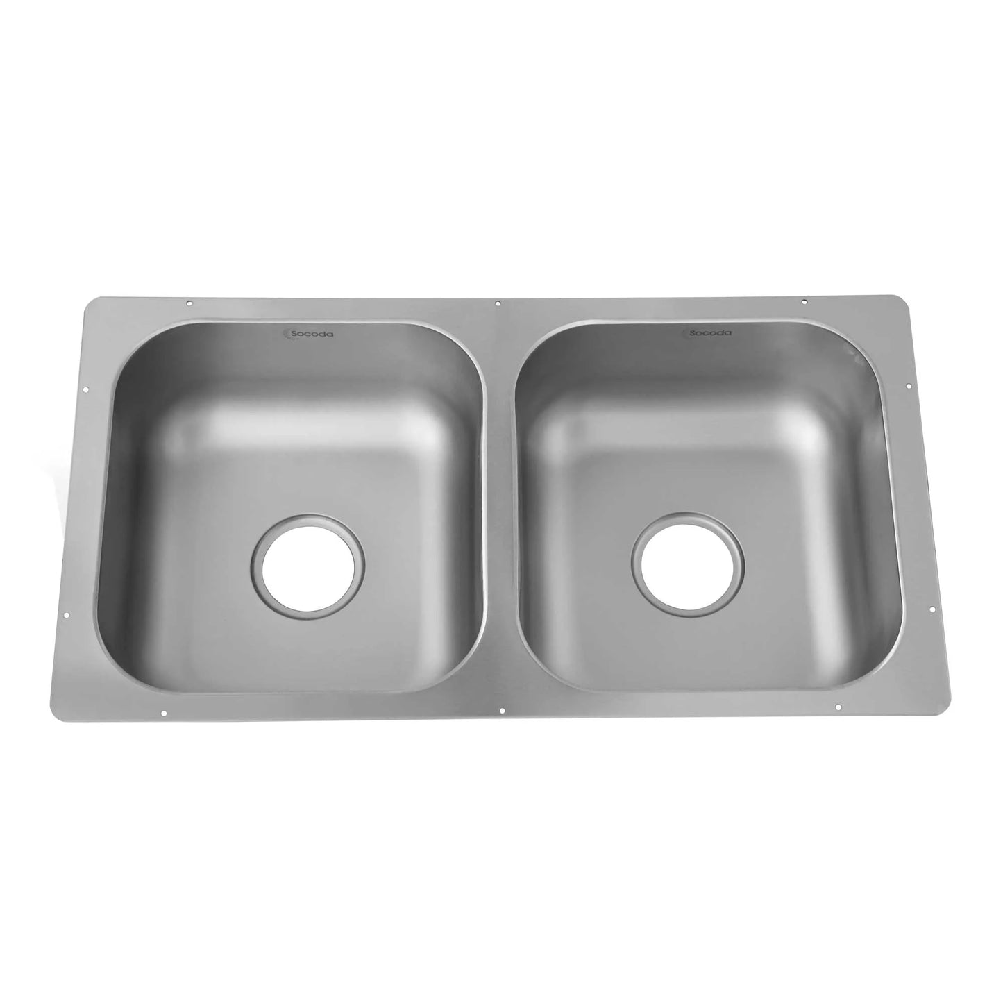 SOCODA LAVAPLATOS 80 X 43 DOBLE TANQUE