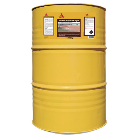 SIKA ANTISOL ROJO BASE AGUA 210KG UND