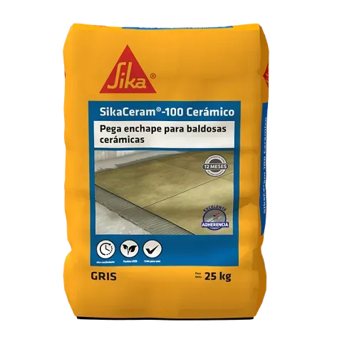 SIKACERAM 100 GRIS 25KG UND