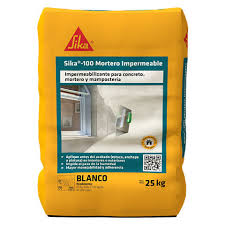 SIKA 100 MORTERO IMPERMEABLE BLANCO 25KG UND