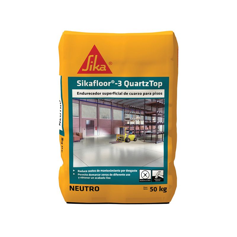 SIKAFLOOR 3 QUARTZ TOP NEUTRO 50KG UND