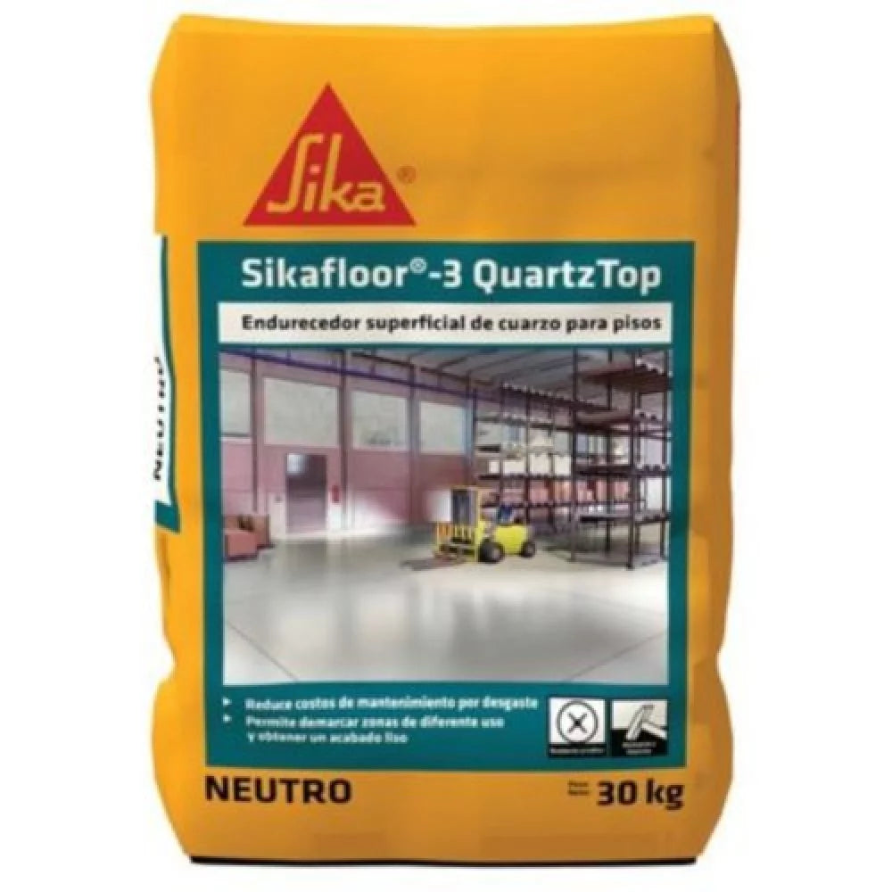 SIKAFLOOR 3 QUARTZ TOP NEUTRO 30KG UND