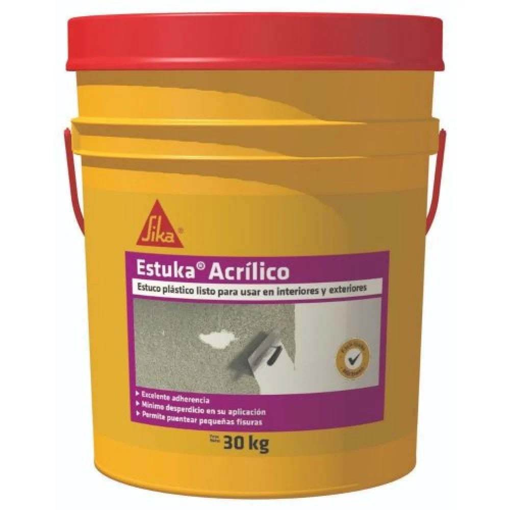 ESTUKA ACRILICO CUÑETE 30KL UND