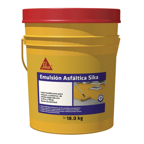 EMULSION ASFALTICA SIKA UNIVERSAL 18KG UND