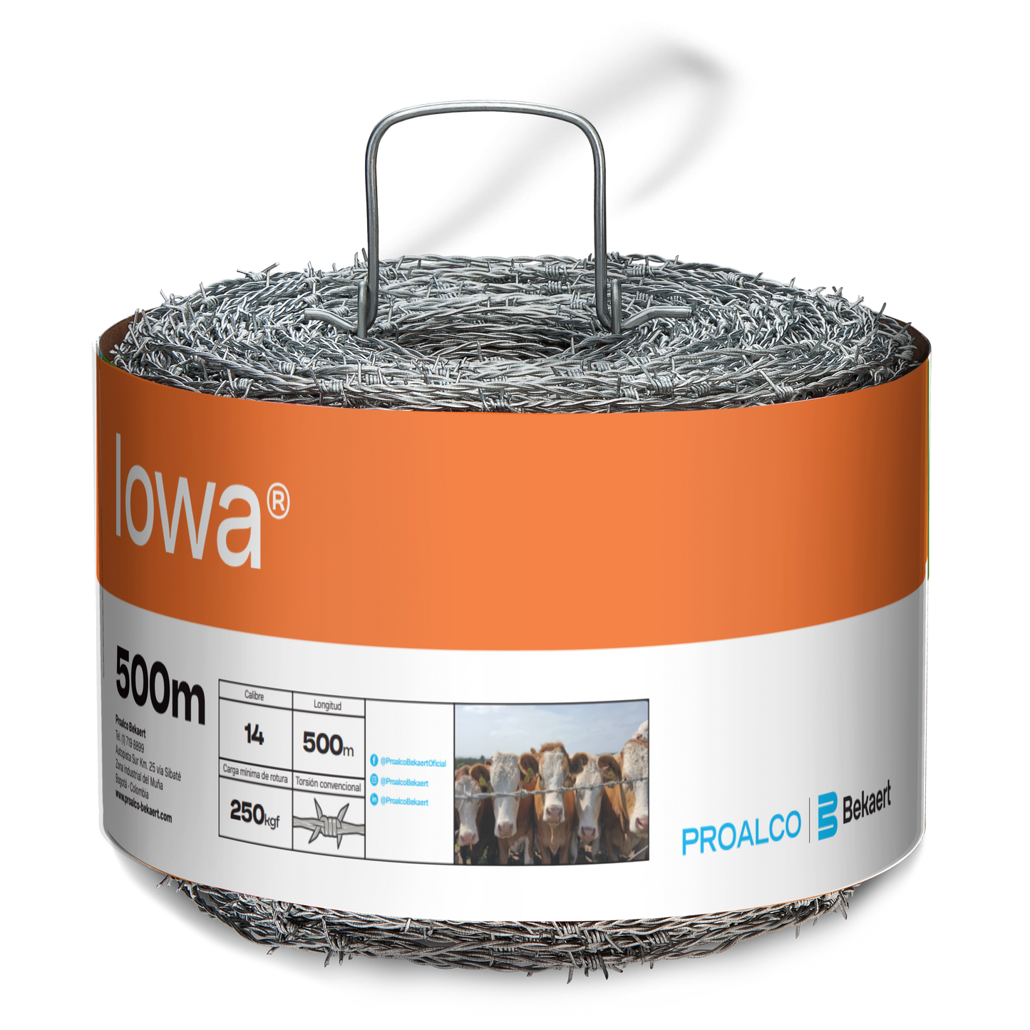 ALAMBRE PUAS IOWA® CAL. 14 ROLLO 500MT