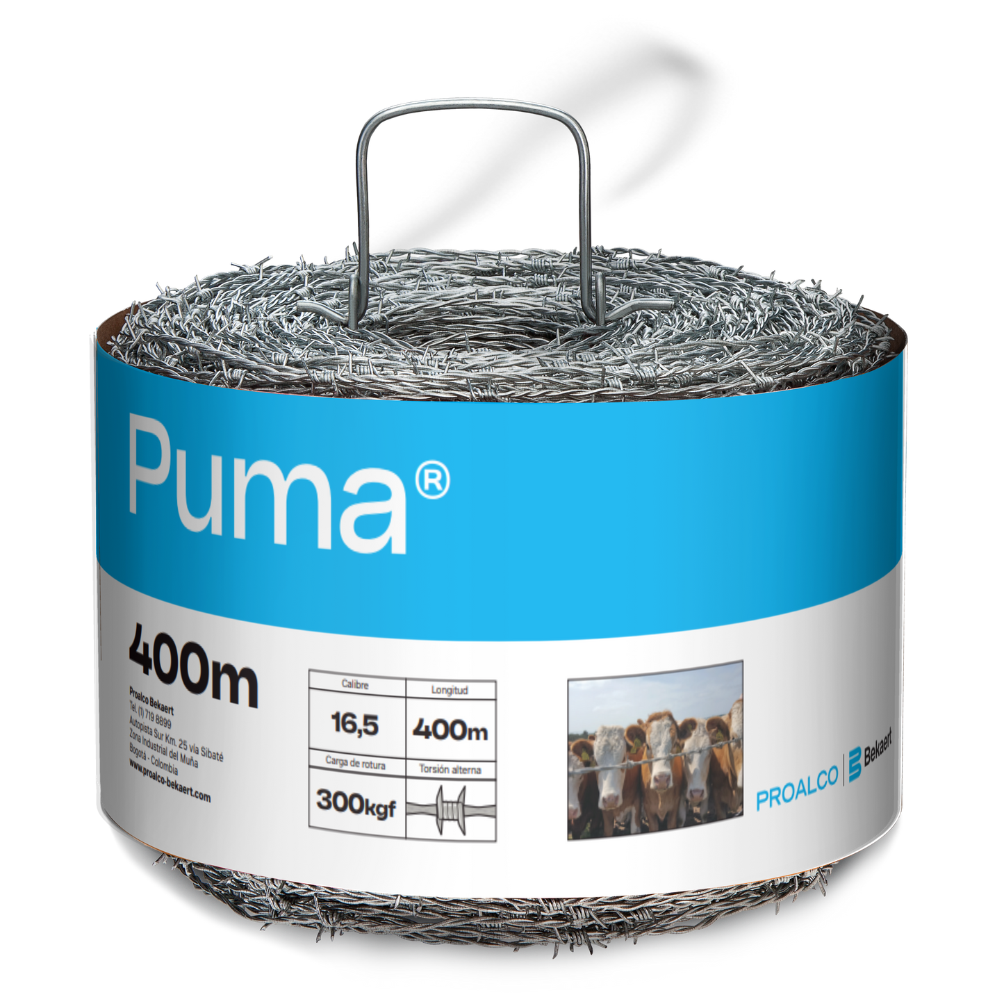 ALAMBRE PUAS PUMA® CAL. 16.5 X 400MT