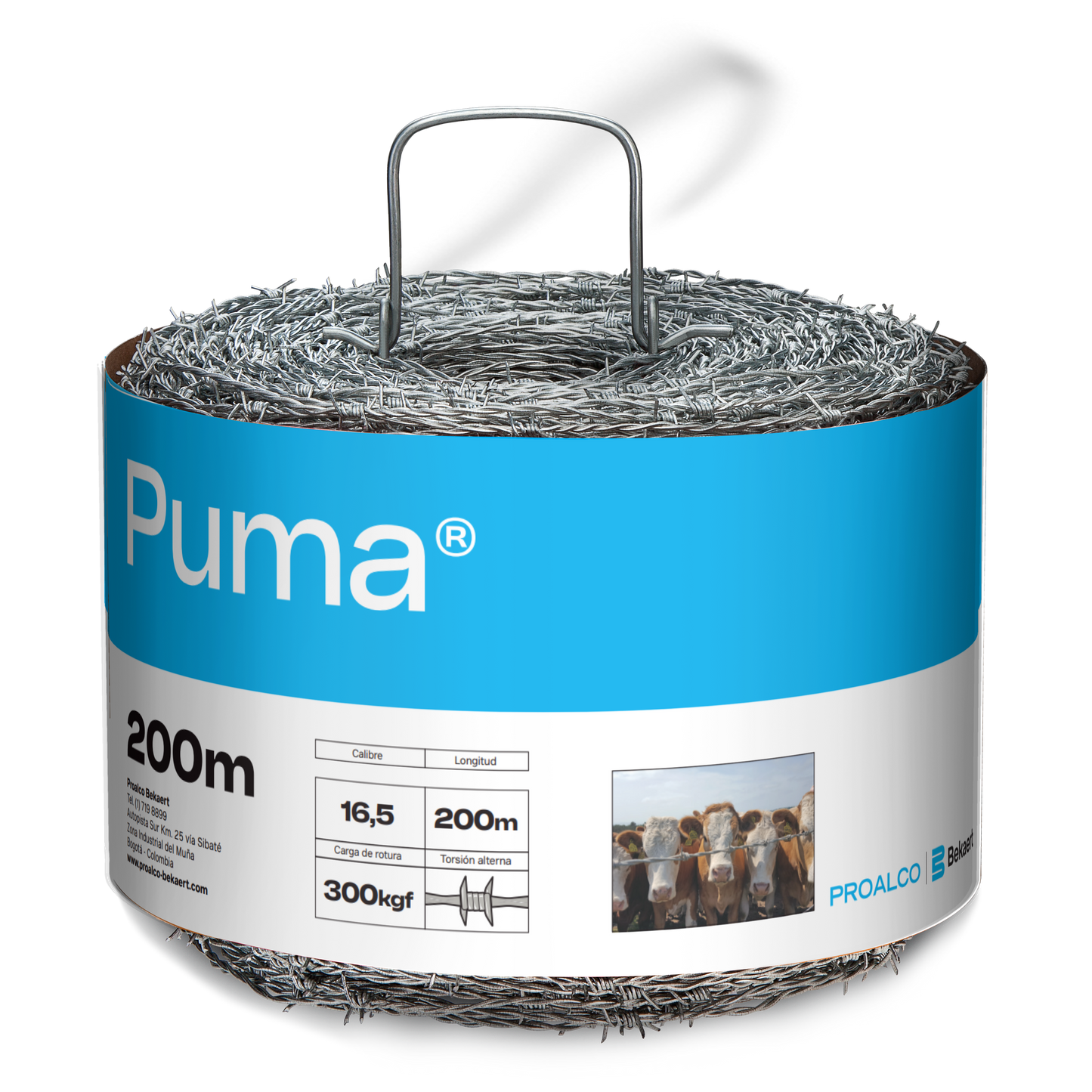 ALAMBRE PUAS PUMA® CAL. 16.5 X 200MT