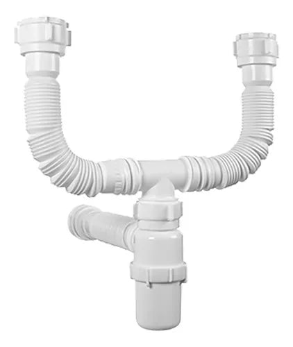 GRIVAL  1 X 4 SIFON FLEXI DOB BL-GR BOTEL  PAQUETE 1 X 4