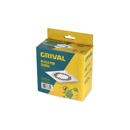GRIVAL REJILLA DE PISO CLÁSICA 10X10CM 11/2-3P X UND