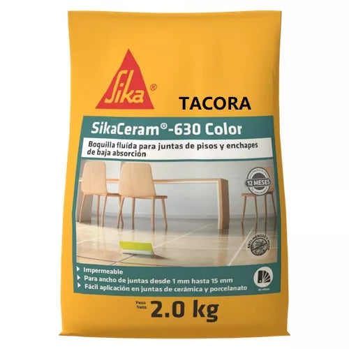 SIKACERAM-630 COLOR TACORA 2KG 2kg  UND