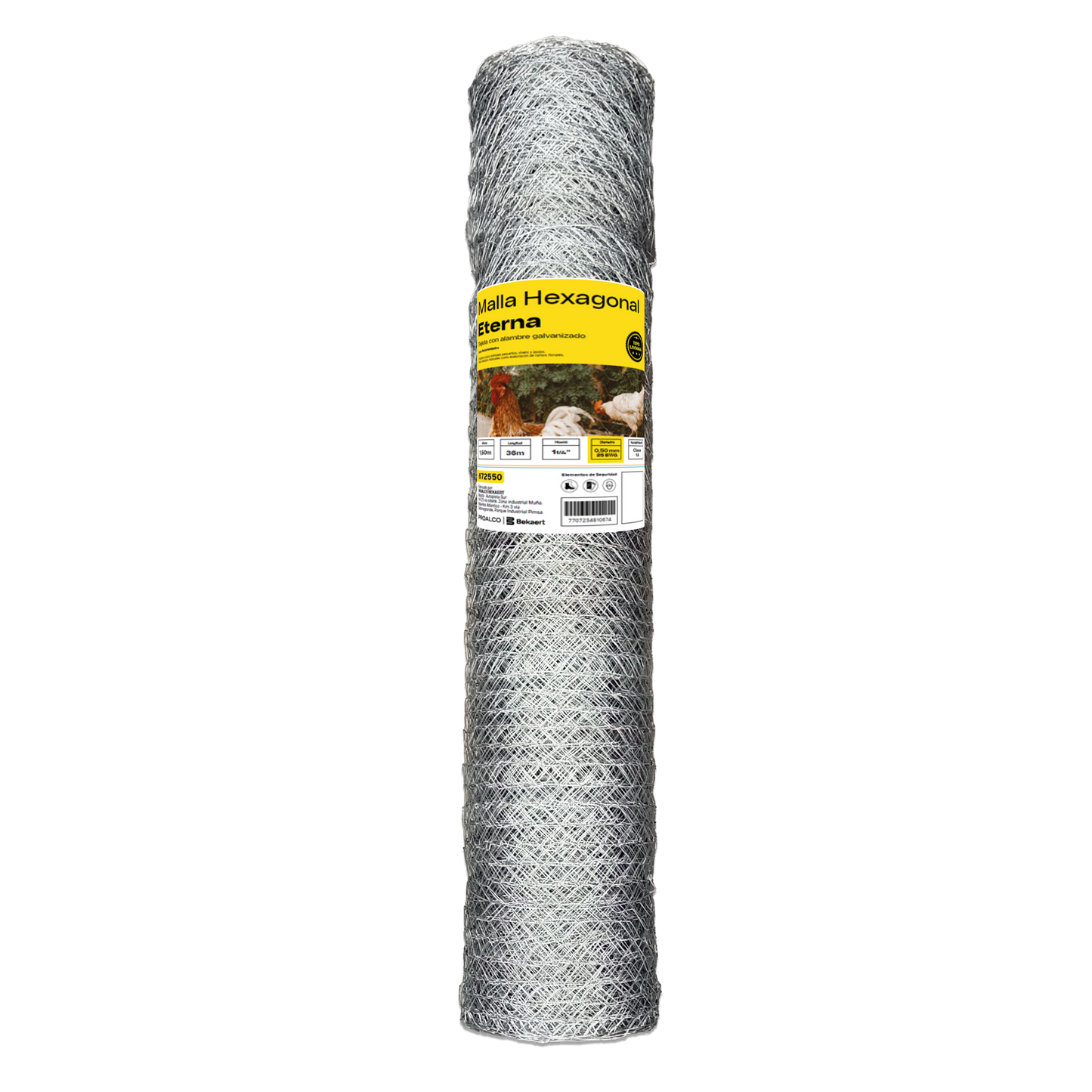 MALLA HEXAGONAL ETERNA® 1.80 X 1 1/4" X 36 MT