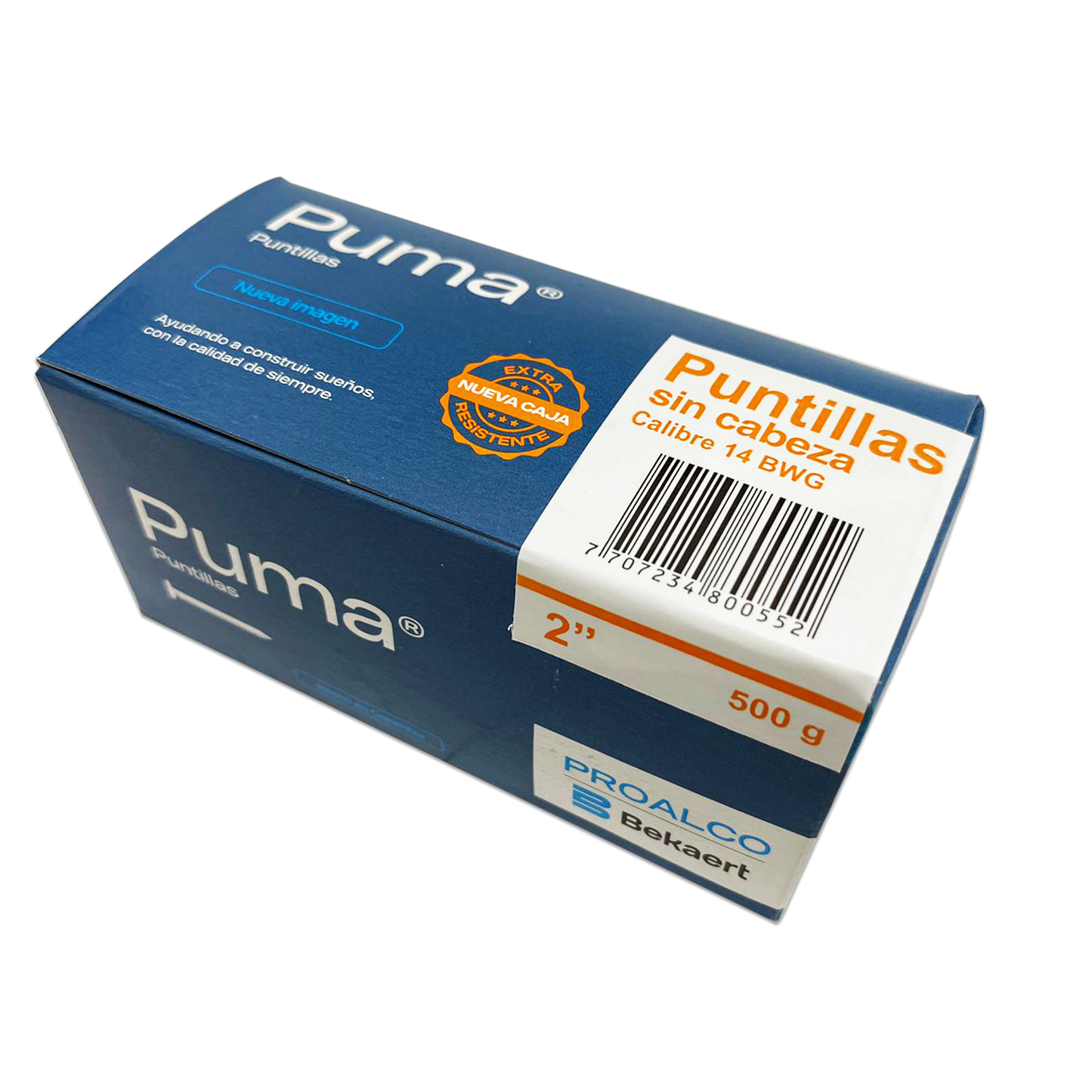 PUNTILLA PUMA® SIN CABEZA 2"x 25 KG. 500 GR CAJA X50