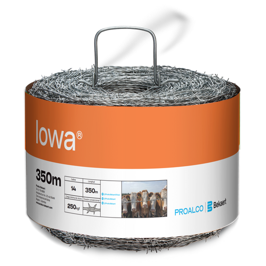 ALAMBRE PUAS IOWA® CAL. 14 ROLLO 350MT