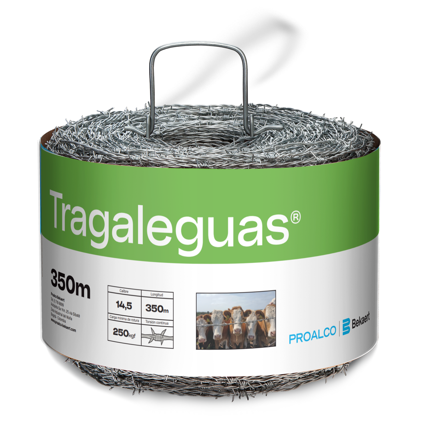 ALAMBRE PUAS TRAGALEGUAS® CAL.14,5 X 350MT ROLLO