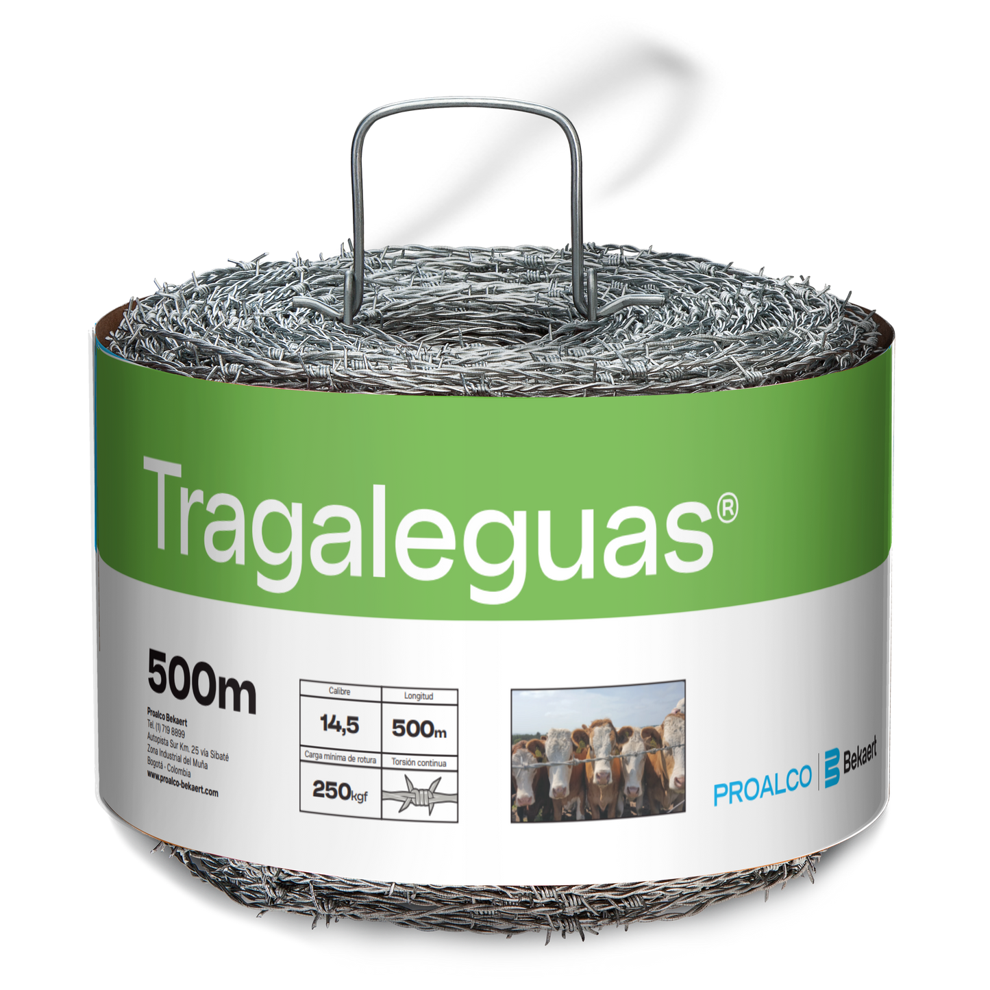 ALAMBRE PUAS TRAGALEGUAS® CAL.14,5 X 500MT ROLLO